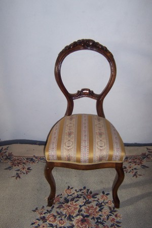 4248 - Zidle rokoko styl 1950 novy caloun stabilni   - PRODANO